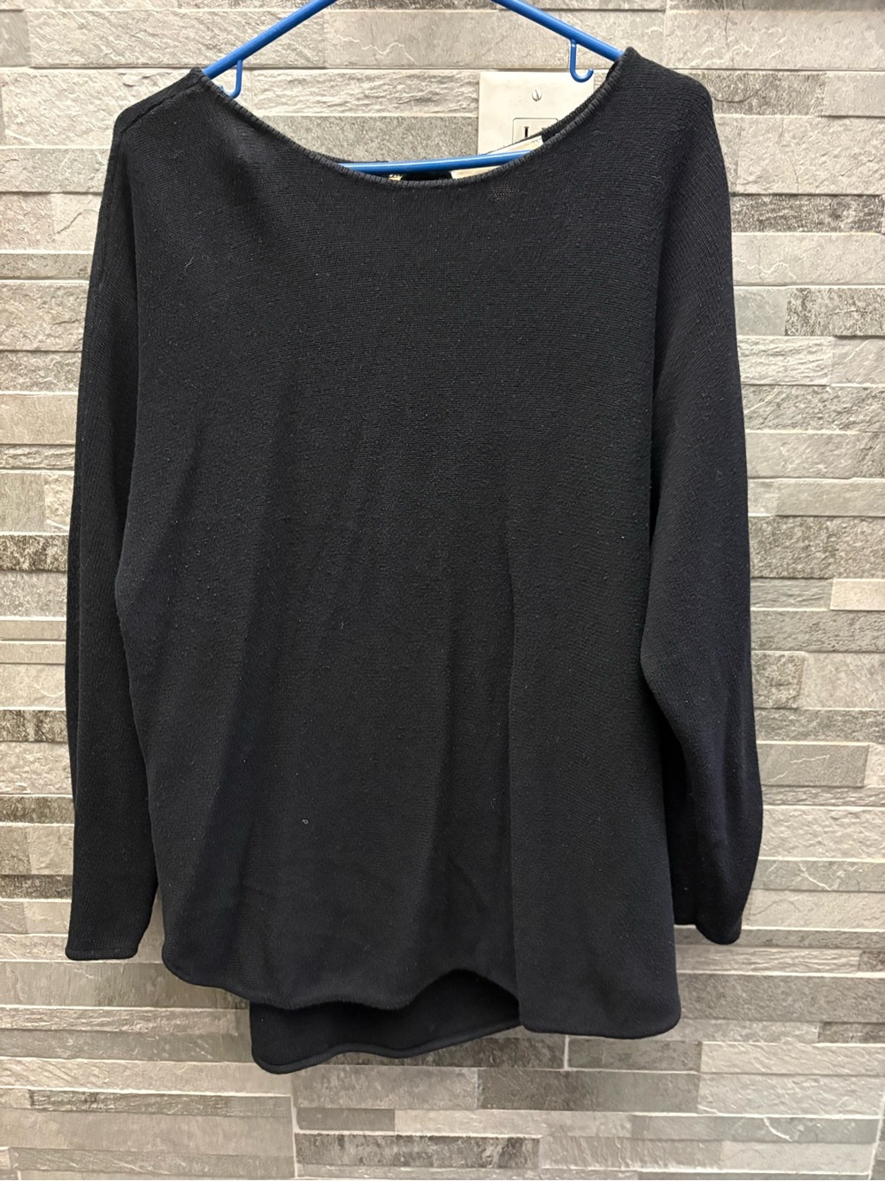 Michael Kors Black Scoop Neck Women's Sweater